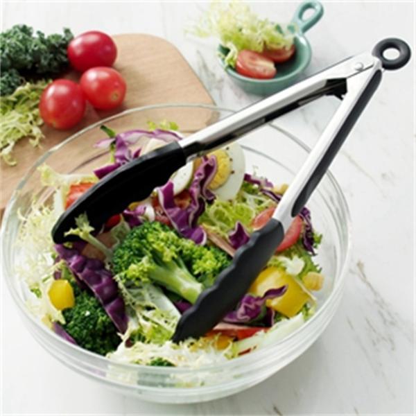 BPA Free Kitchen Food Tongs , Noncorrosive Catering Tongs Stainless Steel