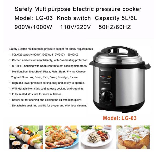 LG-03 Safely Multipurpose hot pot pressure cooker electric factory rice cooker