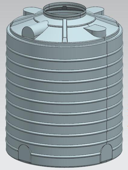 4500 Liters Roto Mould Water Tank