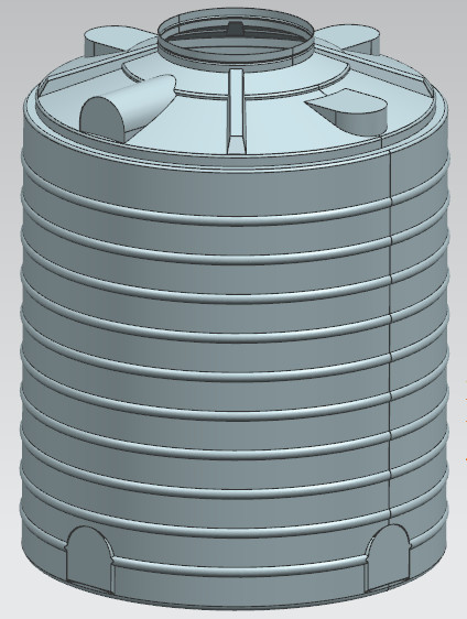 4500 Liters Roto Mould Water Tank