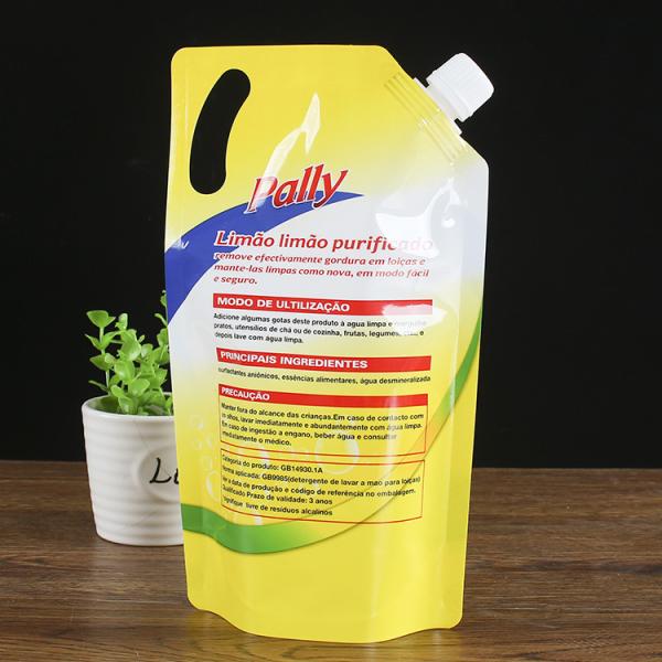 Алюминиевая фольга стоящий вытяжной мешок с соприкосновением вытяжной биоразлагаемый жидкий пакет