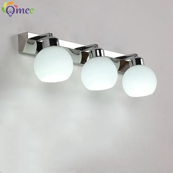 Crystal Bathroom Black Chrome Vanity wall Light Stainless Steel  Over Mirror Lights(WH-MR-90)