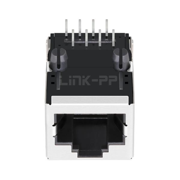 LPJ16093DNL 10/100 Base-T Single Port RJ45 Magnetic Modular Jacks Tab Up Without Led