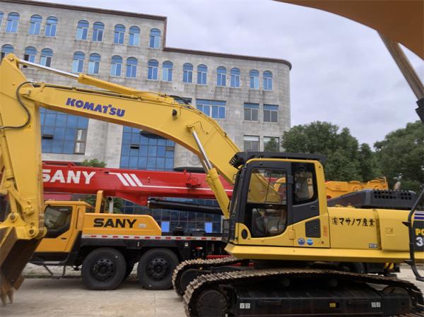 Excavadora usada Komatsu PC350 PC350-8 Excavadora de equipamento de movimentação de terra de 35 toneladas