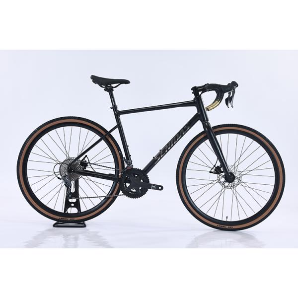 Обычный педаль через ось 700 * 40C гидравлические дисковые тормоза гравий велосипед с скрытыми кабелями