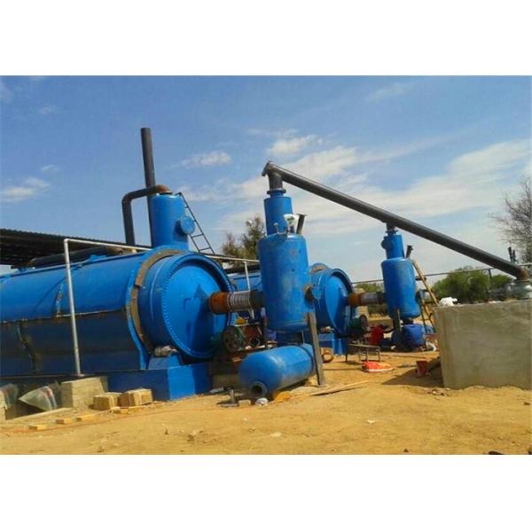 High Oil Yield Factory Price 10 Ton Per Day Waste Tyre Rubber Pyrolysis To Diesel Fuel Oil Plant