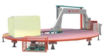 Metal Material Foam Cutting Machine Horizontal Circle Sponge Cutting Equipment