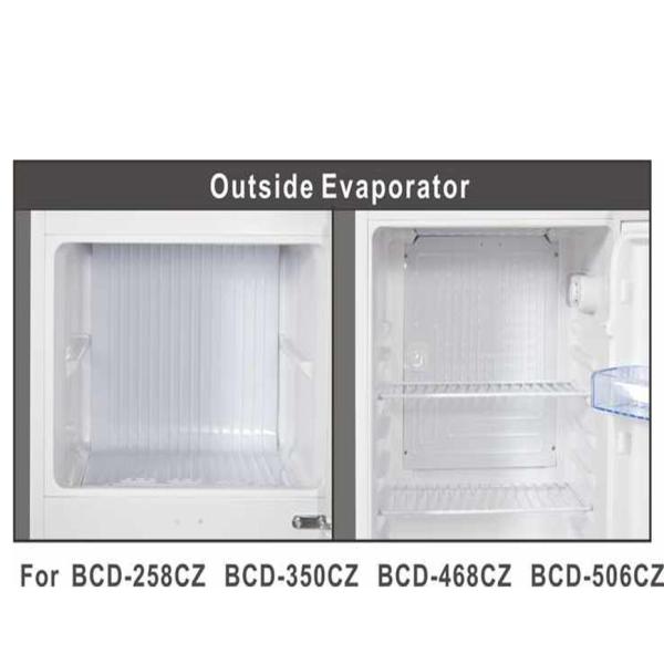 Double Door Tmf Top Freezer Upright Cooler Refrigerator Bcd-250CZ