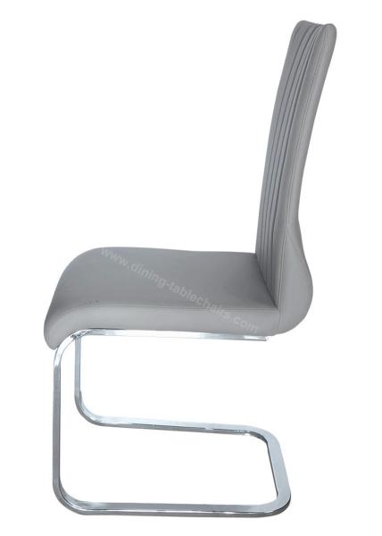 Eco Friendly Chrome Dining Room Chairs Glossy Guestroom Use Maintain Free