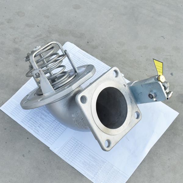 SS Disc Pneumatic Plastic-lined Emergency Shut-off Valve 6 Inch European Standard for Chemical Vehicle Protection System