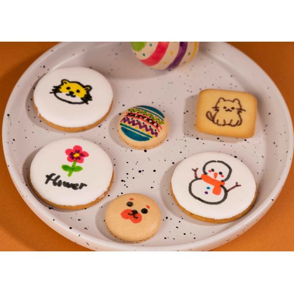 Black Red Brown Edible Ink Marker Writing Pens For Dessert Decorating