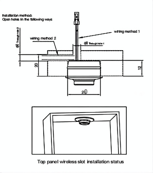 A1118 Dispositivo de iluminación LED giratorio para muebles debajo del armario