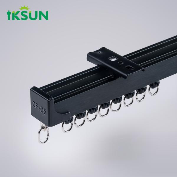 Manufacturer Aluminium Classic Design  Curtain Track Ceiling Mounted  Curtain Rail Window Decoration