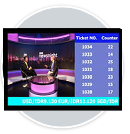 Queue Management Solution (QMS) With Touch Screen Kiosk And Led Display Unit
