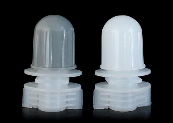 Peculiar Type Oval Plastic Spout Caps 12mm For Hair Beauty Paste Pouch