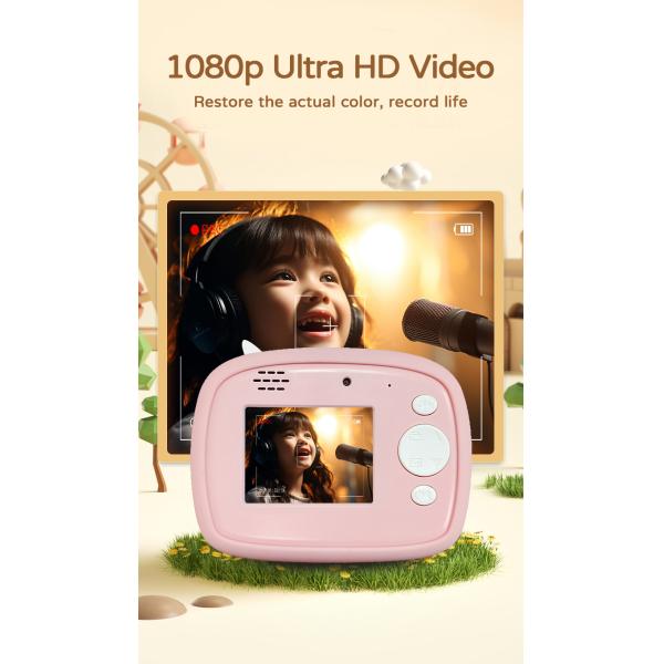 Children Cameras Silicone Cases Kids Photography HD Video Camera Toys