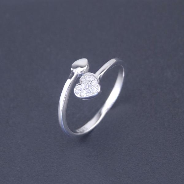 Кольцо вечности Зирконя белого золота 925 кубическое/покрытый вымощает кубическое кольцо Зирконя