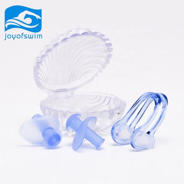 Soft Anti Noise Waterproof Nose Clip And Ear Plugs Portable For Swimmers And Divers
