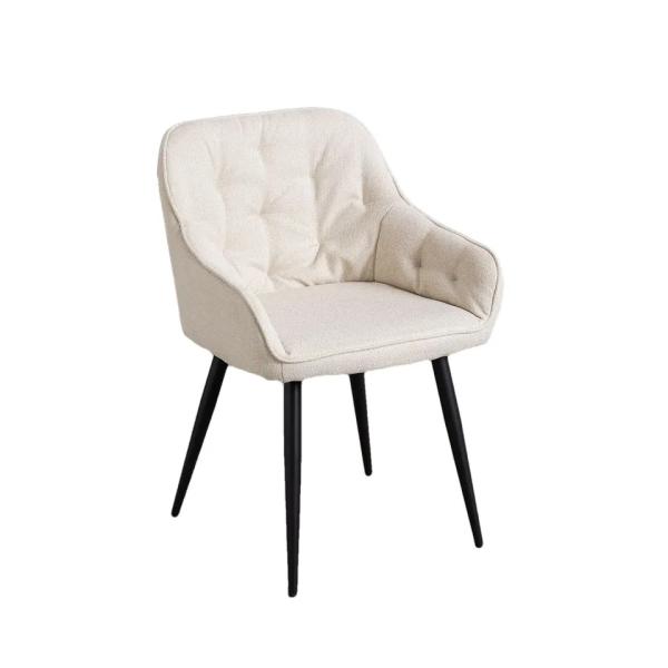 Fabric Luxury Modern Single Seater Chair Multiscene With Metal Frame