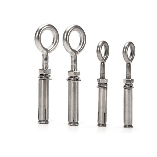 316 Stainless Steel Welded Eye Bolt for Rigging Hardware from Round Head Measurement System INCH Size 1.6 m