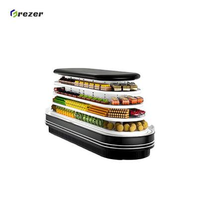 Fruit Island Freezers Commercial Display Freezer For Supermarket