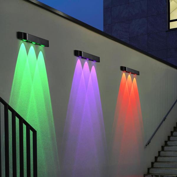 Waterproof IP65 Solar Wall Light with Ternary Lithium Battery 3.7V /1200MAH