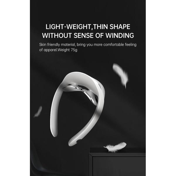 Мини беспроводные ДЕСЯТКИ Massager шеи пульсируют горячее кровообращение обжатия 500mAh