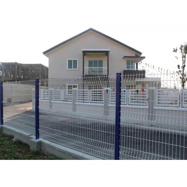 Sustainable Pvc Coated 3d Curved Welded Wire Mesh Fence Panel barricade fence