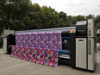 Máquina de impressão de alta resolução de matéria têxtil do Inkjet do grande tamanho com sistema de alimentação automático