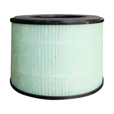 Substituição de filtro de carbono ativado com filtro H13 3-em-1 para purificador de ar BS08