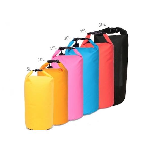 Mochila al aire libre de la lona del PVC del verde 500D de los accesorios que acampan frescos impermeables