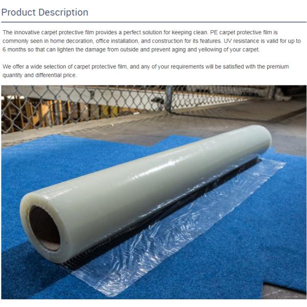 Auto Adhesive Floor Mat, 4 Mil Car Carpet Protector Film | 100 Mats Per Roll | 24