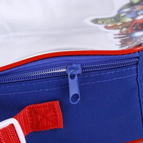 Long Rope PVC Storage Bags / Blue Reusable Surface Clear PVC Handbags