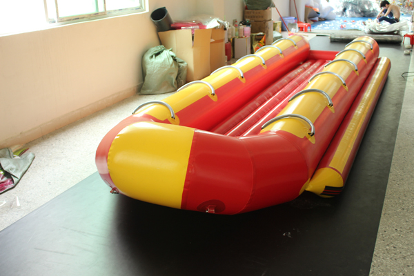 Aqua Surfing Inflatable Banana Boat Ship 12 People Flying Fish Towable