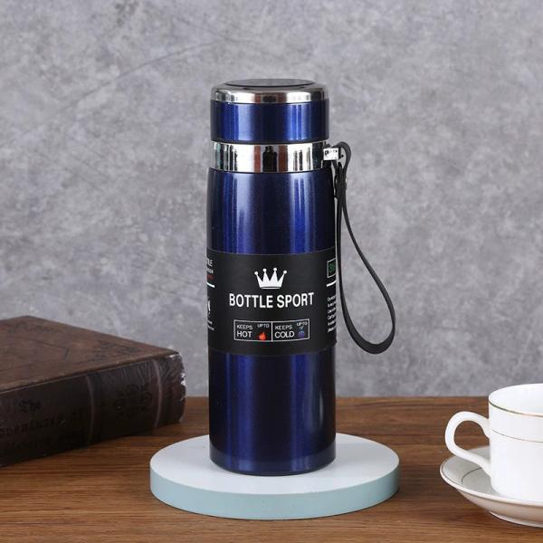 Insulated Cup With 316 Thickened Stainless Steel Inner Liner, Vacuum Double-layer Portable Lifting Strap Car And Outdoor Sports Water Bottle