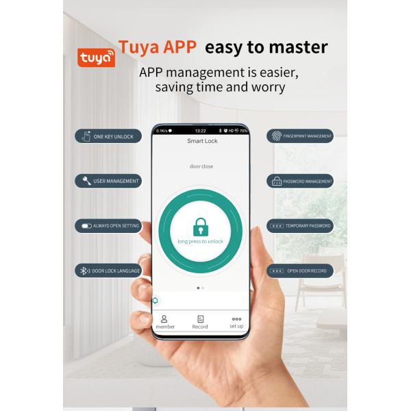 Интеллектуальный пароль отпечаток пальца дверной замок TTlock Автомобильные дверные замки для дома