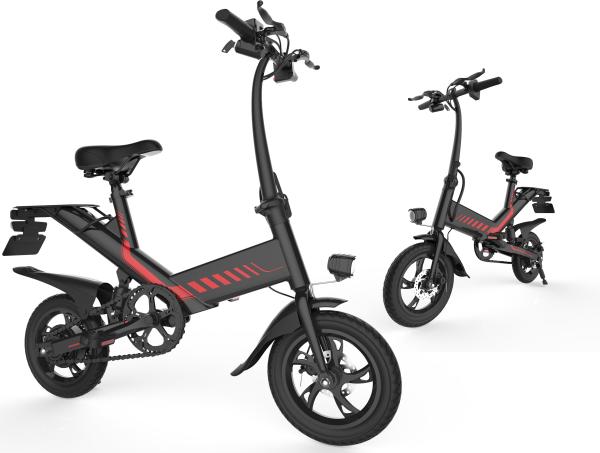 350W Collapsible Electric Bike , Folding Electric Bicycle 7.5AH Lithium Battery