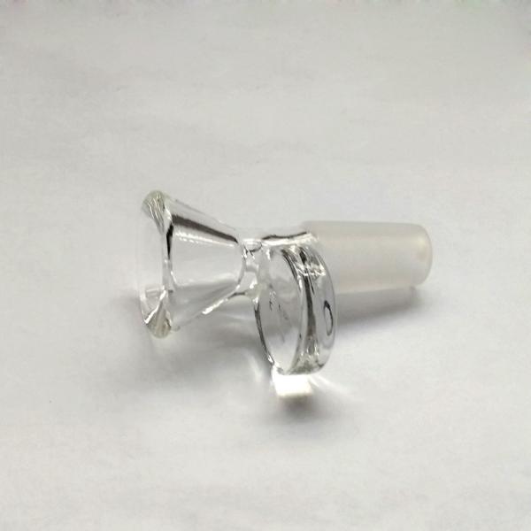 Male Joint Glass Bongs Accessories Thick Glass Bubbler Bowl For Adult