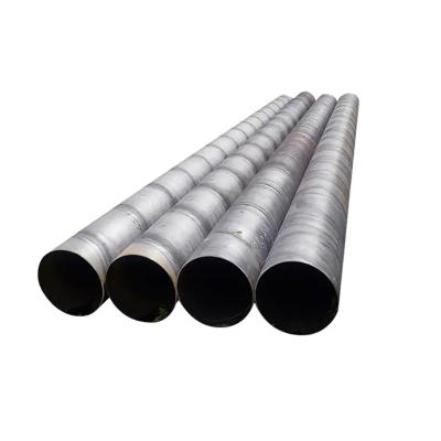 Q235jr Q355 SSAW Helical Welded Steel Pipe Black Big Diameter For Construction