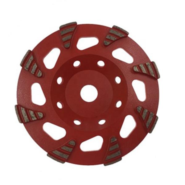 Marble Terrazzo Grinder Machine 6 Inch Diamond Grinding Wheel Long Life Span