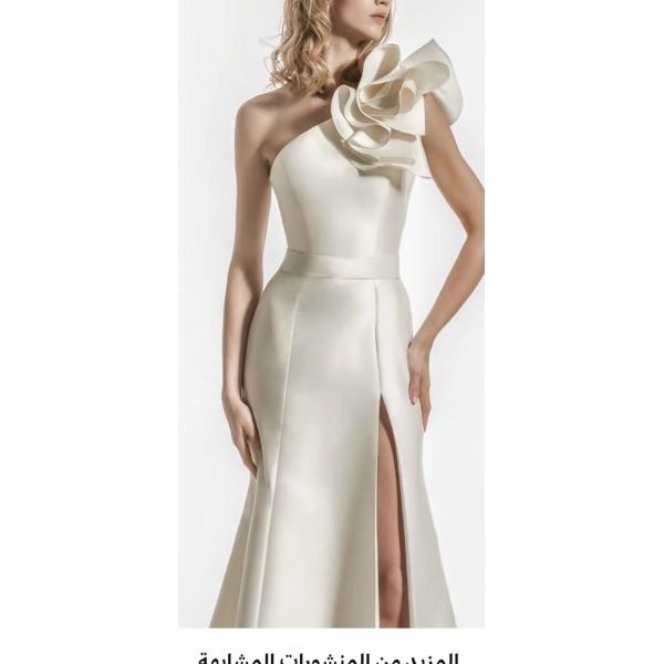 Romantic Strapless Evening Dress for Dinner