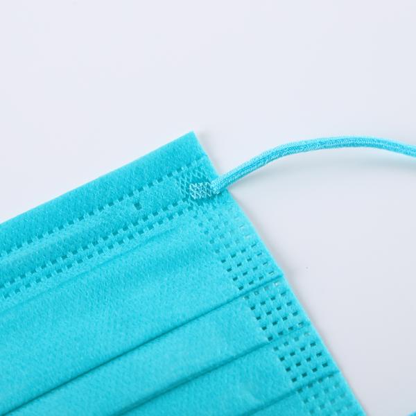 S&J 4-Ply Protective Preventive Disposable Pure Green Face Mask Respirator Medical Surgical Grade Earloop Daily Use Customizable