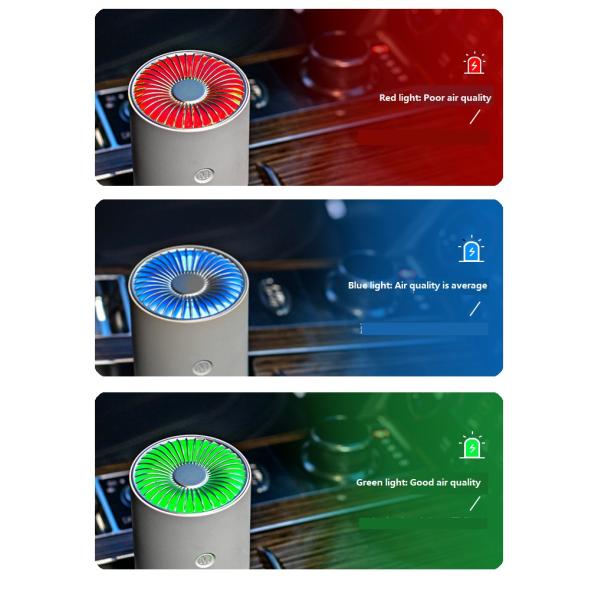 Formaldehyde Removal Mini Desktop Air Purifier with Negative Ion Technology and USB Port
