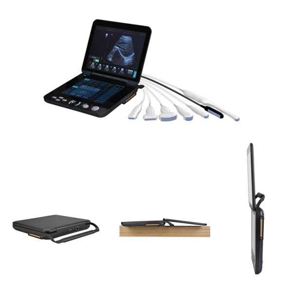 LED Touch Screen Handheld Portable Ultrasound Scanner 2.0-15.0MHZ