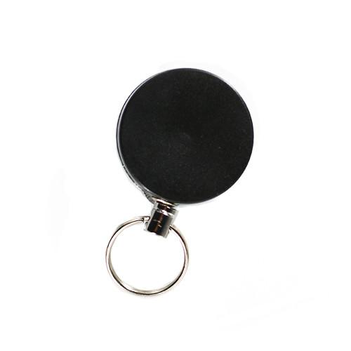 Metal Round Retractable Badge Reel , Heavy Duty Retracting Id Card Reels