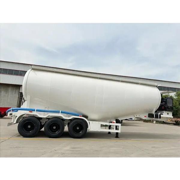 53 cbm V тип Набор цемента в порошке Танк прицепа Набор цемента в порошке Танк полуприцепа / сухой грузовик-танкер