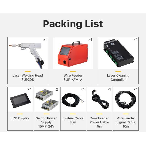 Handheld Laser Spare Parts Welding Head Flexible Water Cooling Design