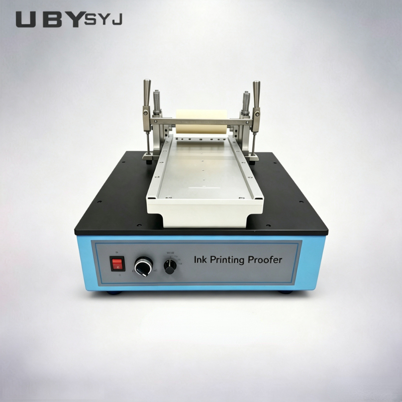 Printing Ink Proofing Machine with Adjustable Speed Customizable Width and Optional Silicone Rubber Roller for Ink Color Matching