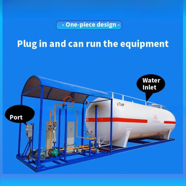 Low Pressure 0.1MPa≤p 1.6MPa LPG Skid Plant Filling Station for Cooking Gas Suitable