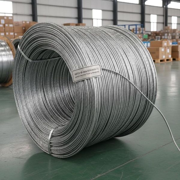 Galvanized Steel Aircraft Cable 1/16 Diameter 3000m Length with 1770 MPa Tensile Strength for Safety Protection